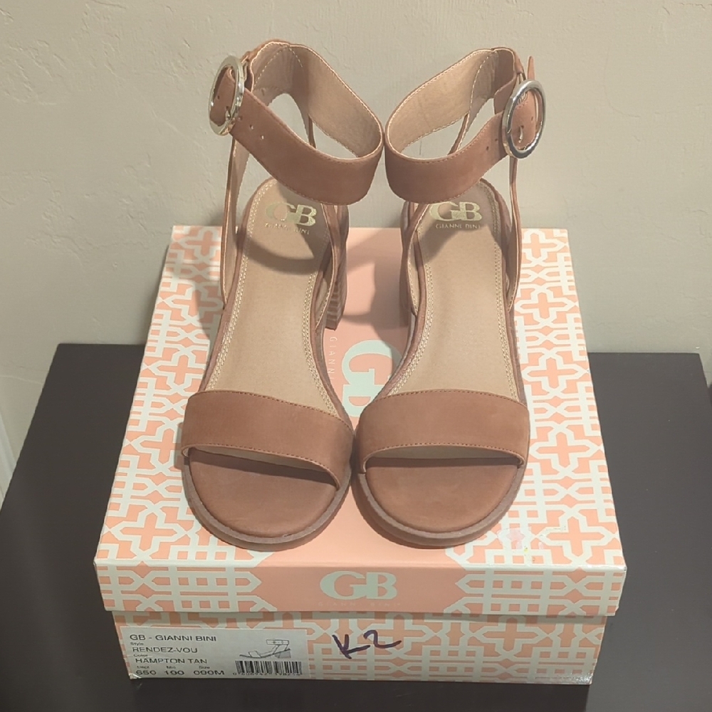 Gianni Bini Women's Brown Heeled Sandals